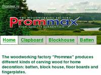 PROMMAX - produces and sells lining, batten, blockhouse